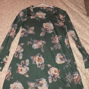 Floral long sleeve dress